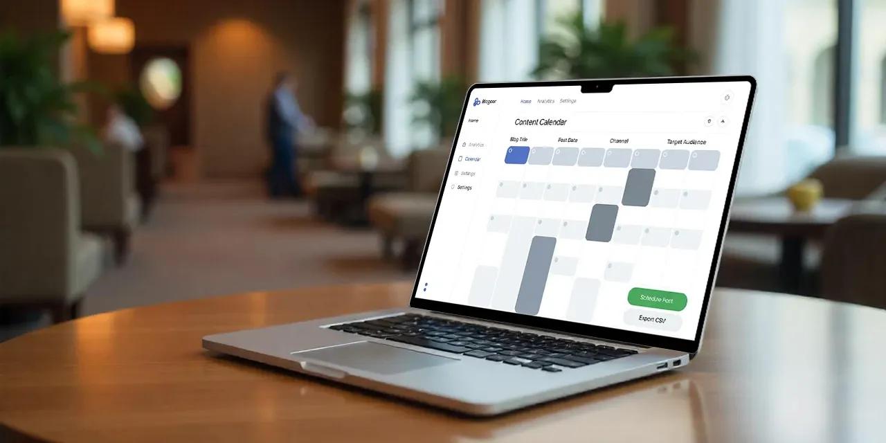 Content Marketing Strategy for Hotels: Plan Smart with Editorial Calendars